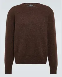 Tom Ford Pullover in misto alpaca Marrone