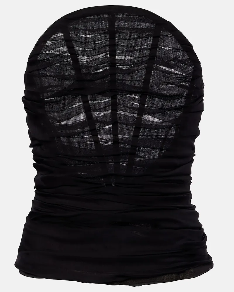 Balenciaga Corsetto in seta Nero
