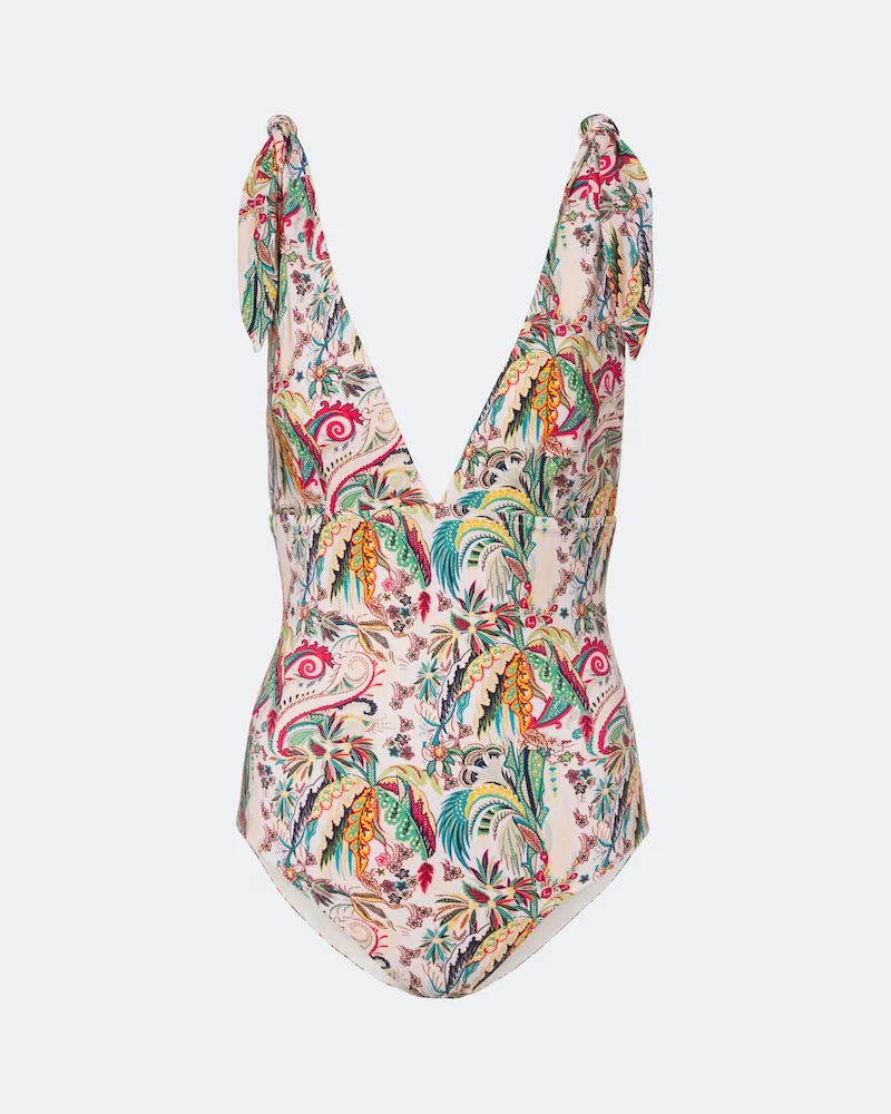Etro Costume intero con stampa Multicolore