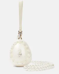 Simone Rocha Borsa a tracolla Fabergé Egg Mini Bianco