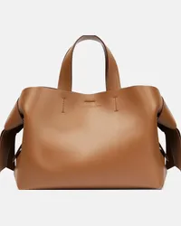 Acne Studios Borsa Musubi Midi in pelle Marrone