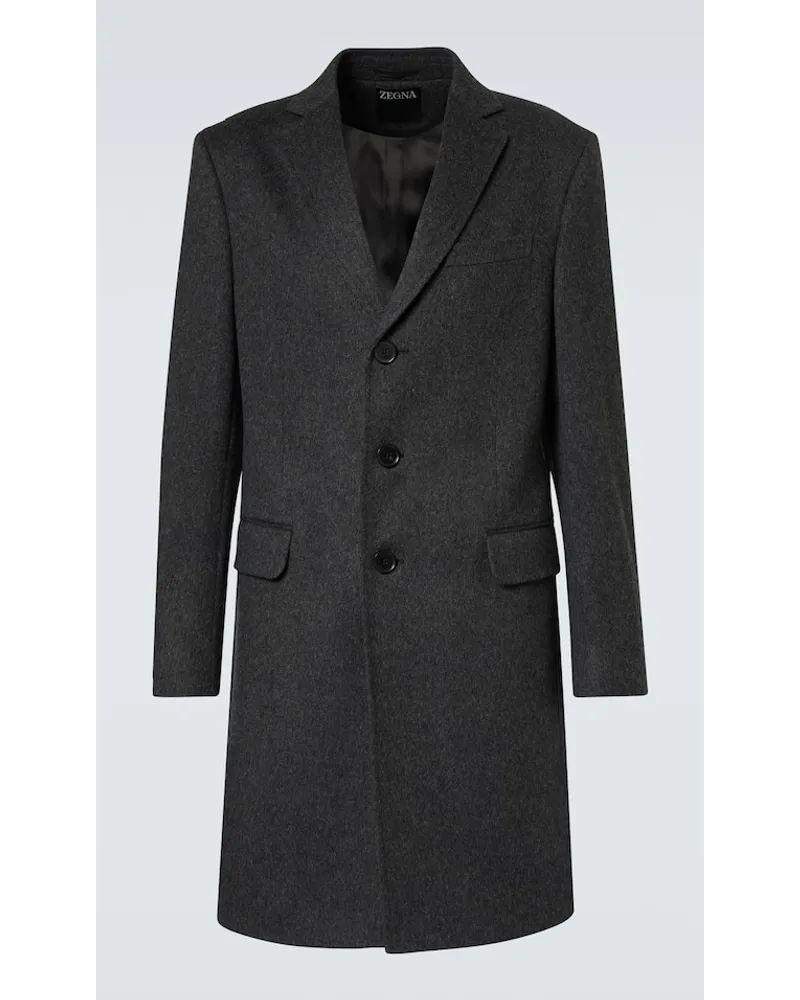 Ermenegildo Zegna Cappotto in misto lana e cashmere Grigio
