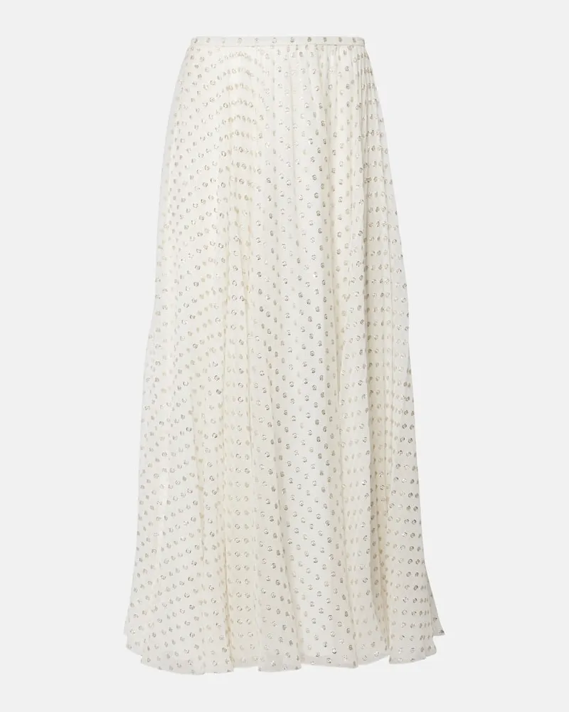 Chloé ChloÃ© Gonna lunga in mussola jacquard Beige