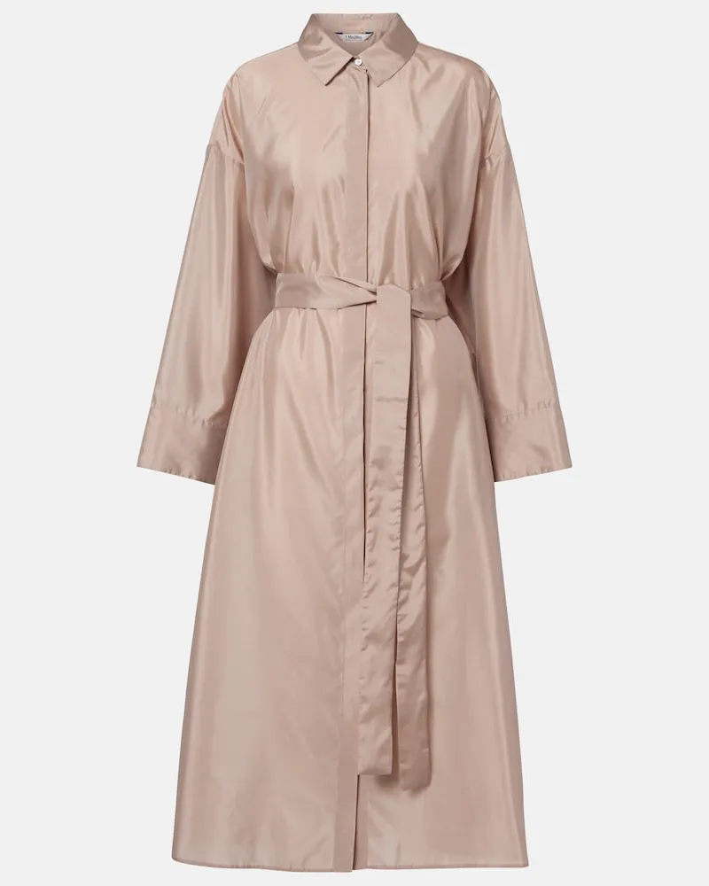 Max Mara Abito chemisier Anna in organza Rosa