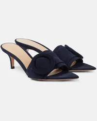 Gianvito Rossi Sandali in suede Blu