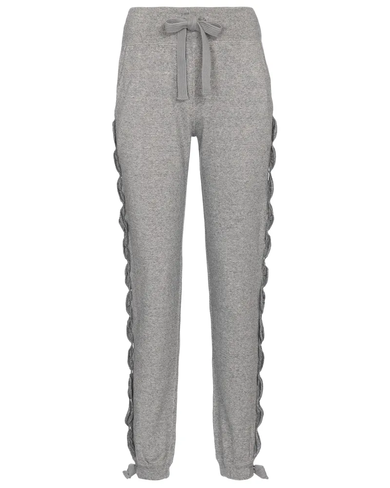 Visvim Pantaloni sportivi in cotone Grigio