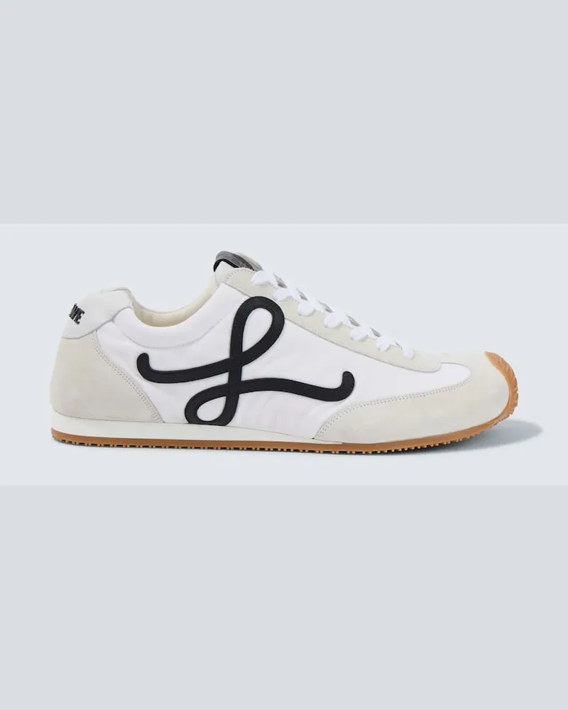 Loewe Sneakers Ballet Runner 2.0 con suede Bianco
