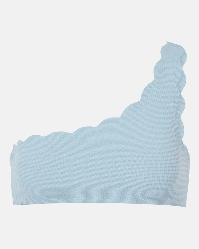 Marysia Top bikini monospalla Santa Barbara Blu