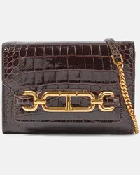 Tom Ford Borsa a spalla Whitney Mini in pelle Marrone