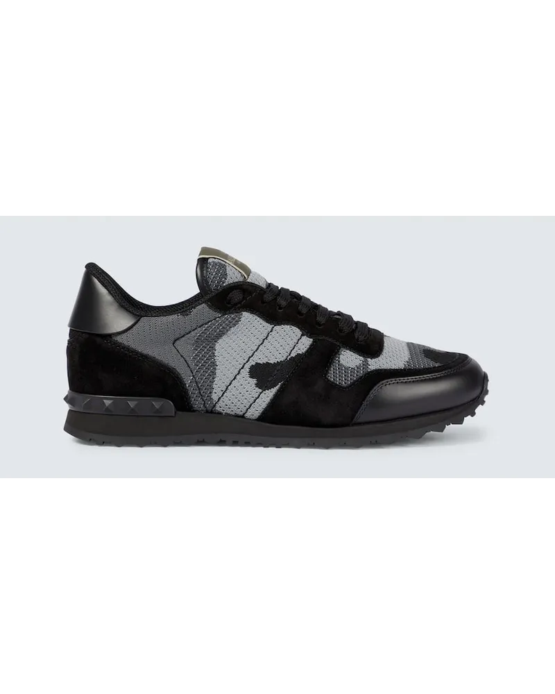 Valentino Garavani Sneakers Rockrunner in maglia Multicolore