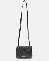 Acne Studios Borsa a tracolla Platt in pelle Nero