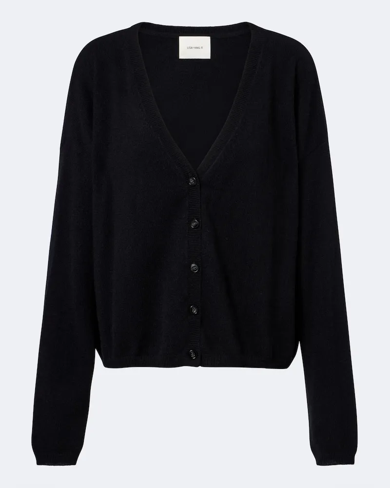 Lisa Yang Cardigan Abby in cashmere Nero