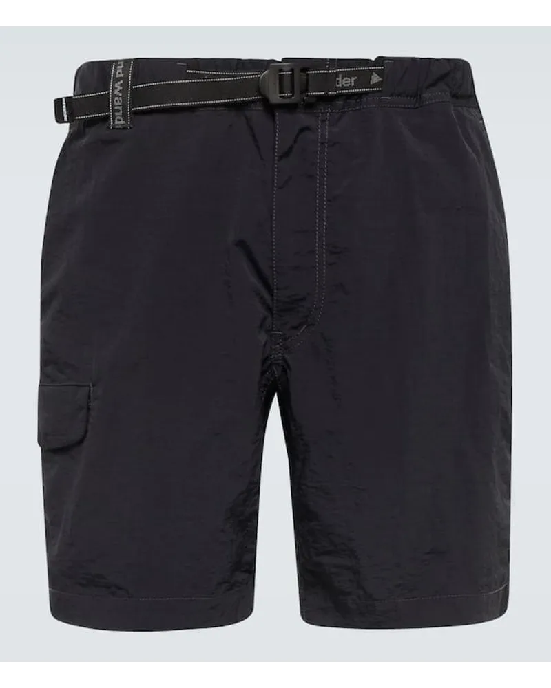 and wander Shorts NY con cintura Nero
