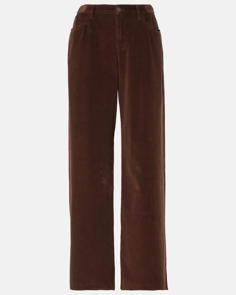 The Row Pantaloni a gamba larga Eglitta Marrone