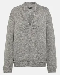 Tom Ford Pullover in misto alpaca Grigio