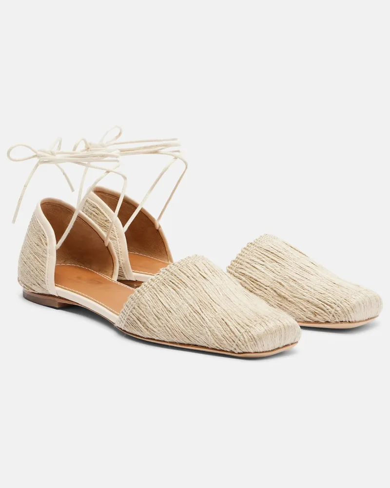 STAUD Ballerine Willa Beige