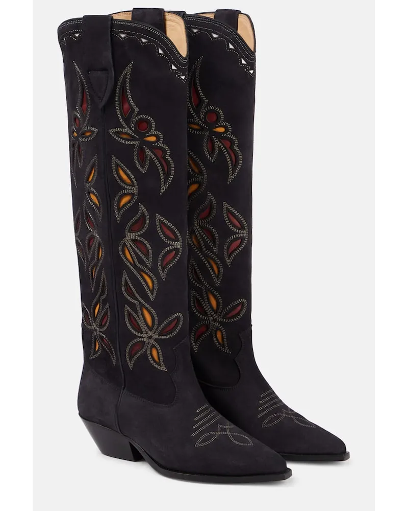 Isabel Marant Stivali Denvee in suede Nero