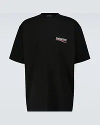 Balenciaga T-shirt Political Campaign Nero