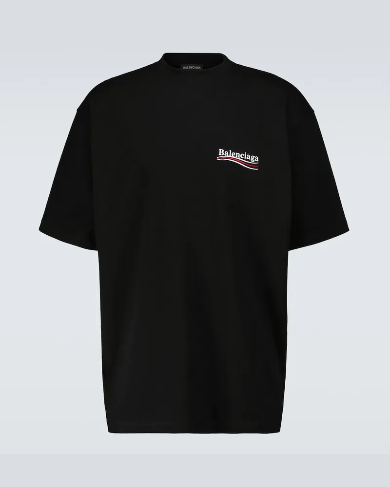 Balenciaga T-shirt Political Campaign Nero