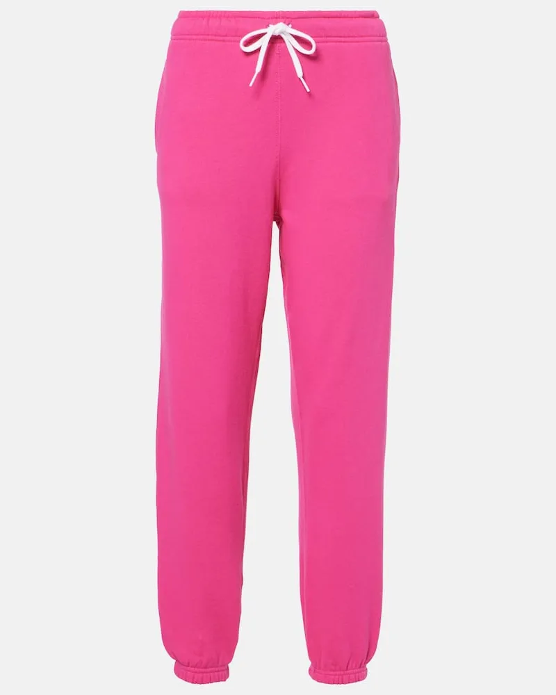 Ralph Lauren Pantaloni sportivi in misto cotone Rosa