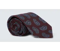 Cravatta in jacquard di seta