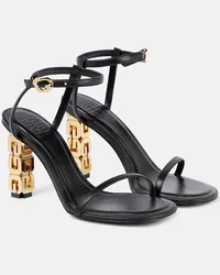 Givenchy Sandali G Cube 85 in pelle Nero