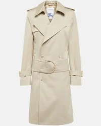 Burberry Trench in cotone e seta Beige