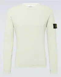 Stone Island Pullover Compass in cotone Viola