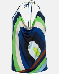 Emilio Pucci Top Iride con stampa Multicolore