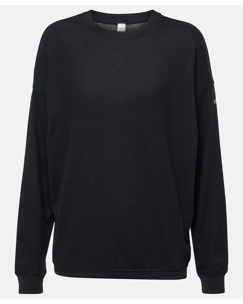 alo Pullover Soho con logo Nero