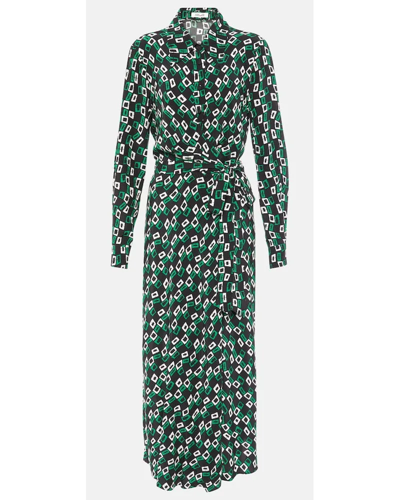 Diane von Furstenberg Abito a portafoglio Tori in crÃªpe Nero