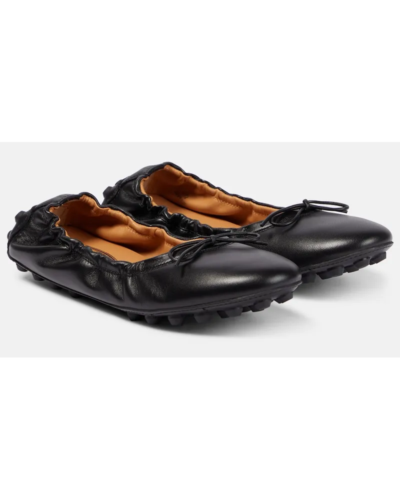 TOD'S Ballerine Bubble in pelle Nero
