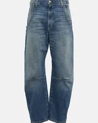 Nili Lotan Jeans Emerson a vita media Blu