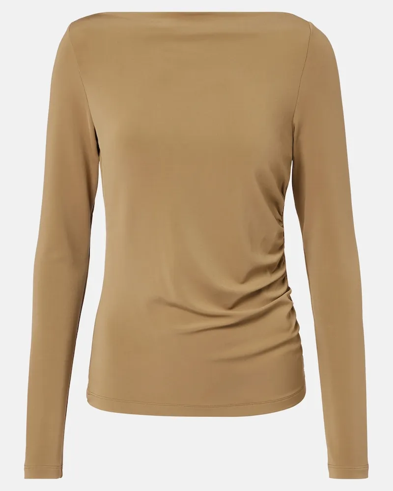 Max Mara T-shirt Gomma in jersey Verde