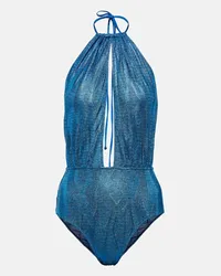 Missoni Costume intero in jacquard Blu