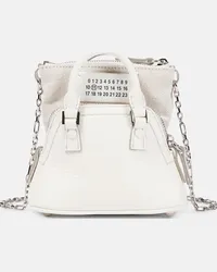 Maison Margiela Borsa 5AC Micro in pelle Bianco