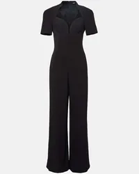 Balmain Jumpsuit in crêpe Nero