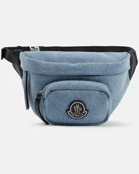 Moncler Cintura Felicie Small in denim Blu