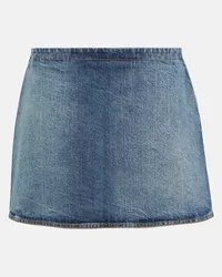 Alaïa Alaïa Minigonna di jeans Blu