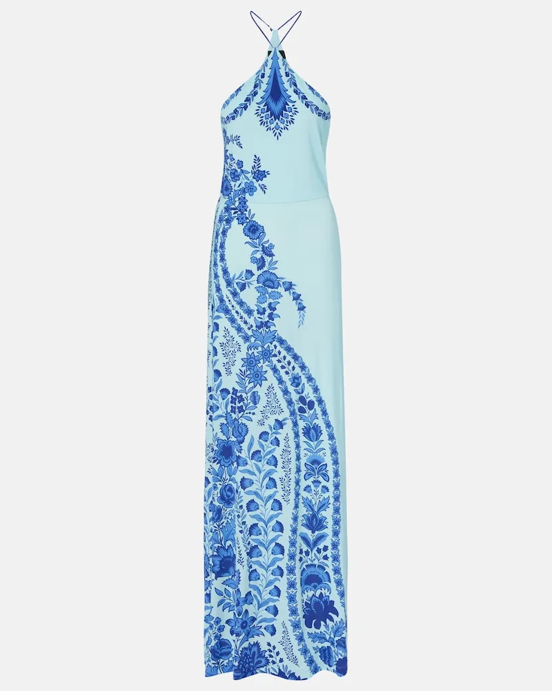 Etro Abito lungo con stampa Multicolore