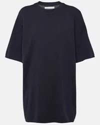 extreme cashmere T-shirt Rik in cashmere e cotone Blu