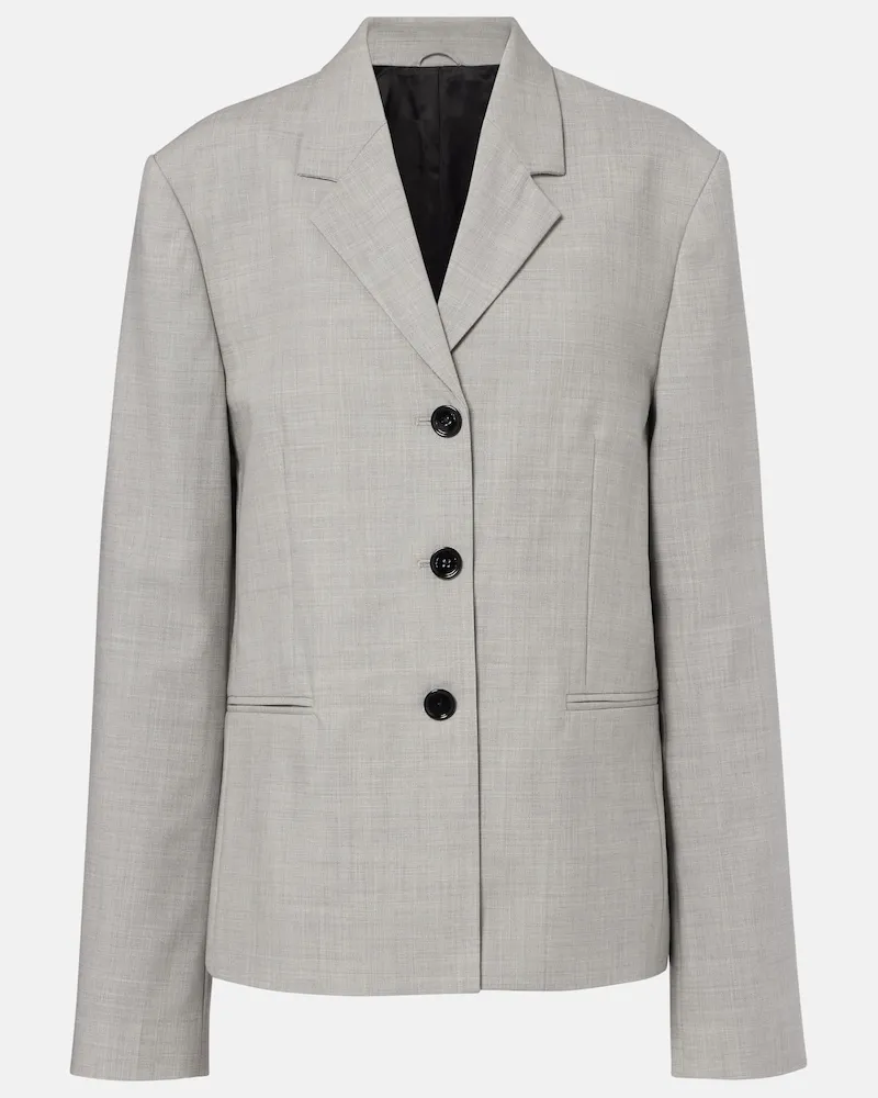 Totême Blazer in lana Grigio