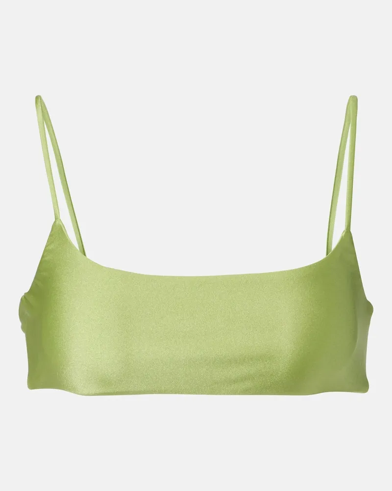 JADE SWIM Top bikini Muse Verde
