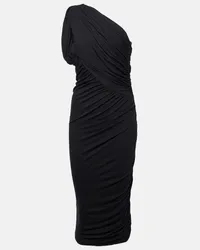 Rick Owens Lilies - Abito midi Amira in jersey Nero