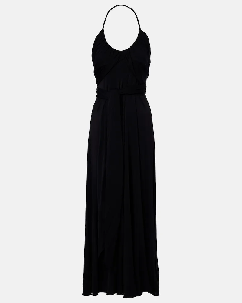 Alaïa Alaïa Abito lungo in jersey Nero