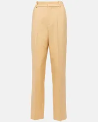 TOD'S Pantaloni slim in lana vergine Beige