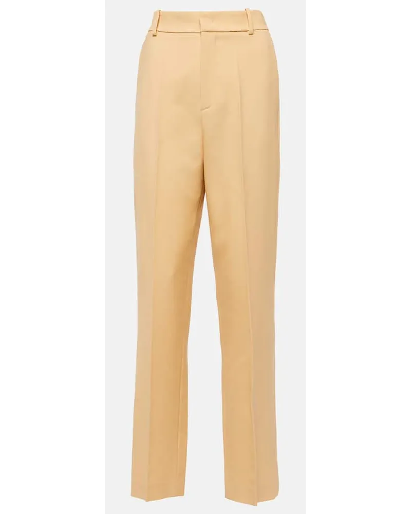 TOD'S Pantaloni slim in lana vergine Beige