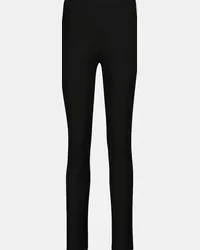 Joseph Leggings in misto cotone a vita alta Nero