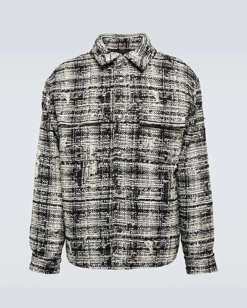 Amiri Giacca blouson in tweed Multicolore