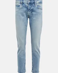 Adriano Goldschmied Jeans slim Ex-Boyfriend a vita media Blu